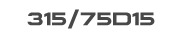 315/75D15